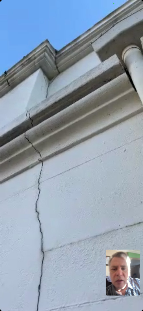 subsidence crack Greater London