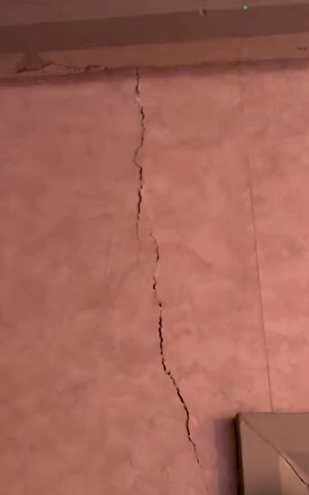 Cracks in house wall Bristol