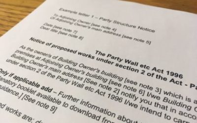 What should you do upon receipt of a Party Wall Notice?
